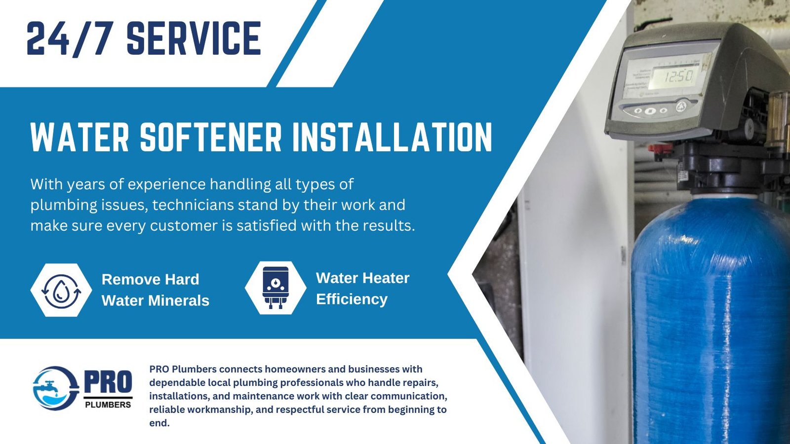Water softener installation in Rocklin, CA