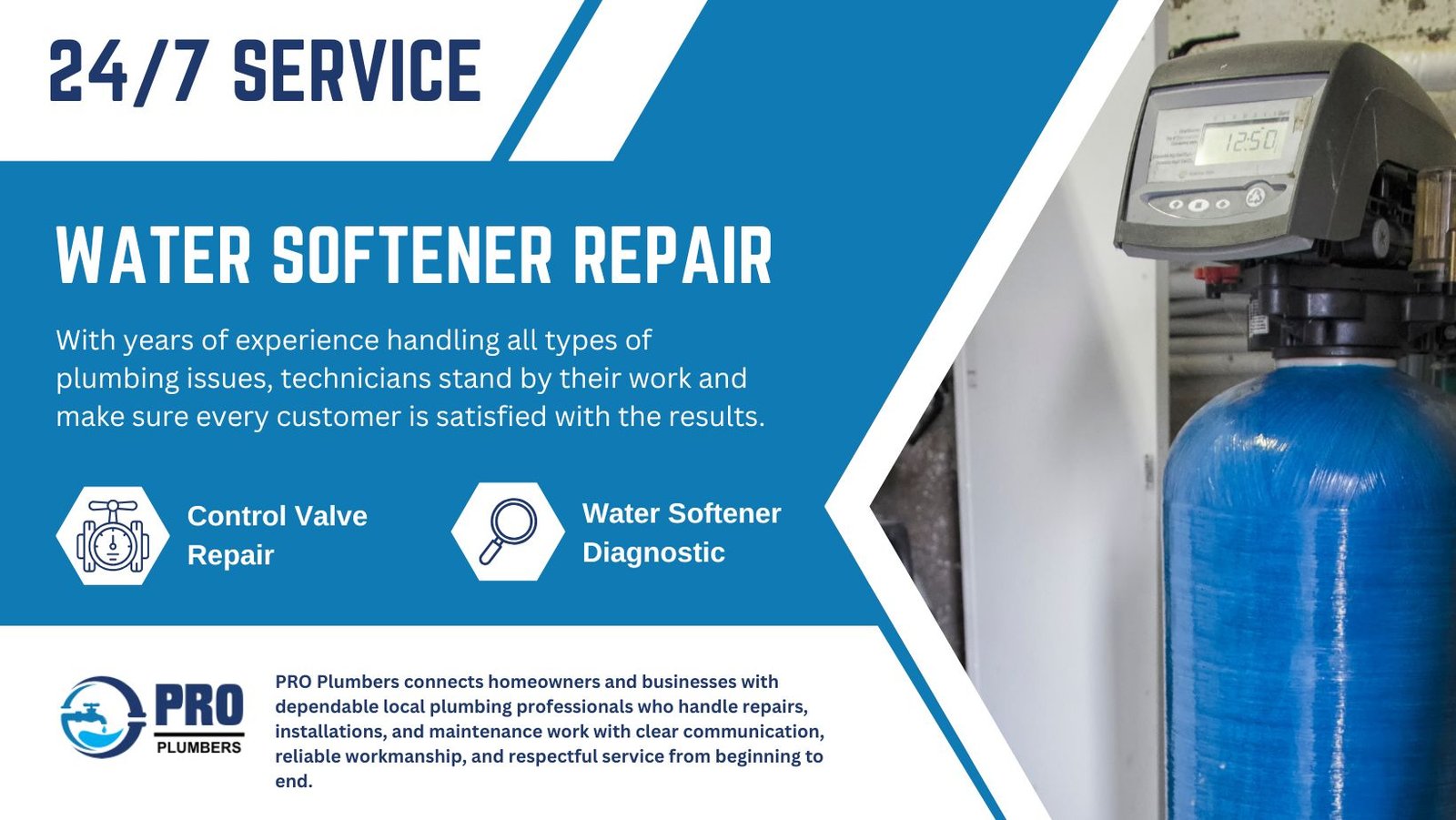 Water softener repair in Rocklin, CA